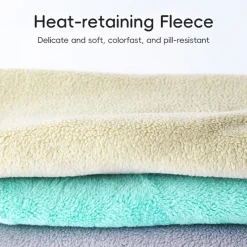 Qunature Double Fleece Warmth Face Neck Integrated Ultra-Comfort