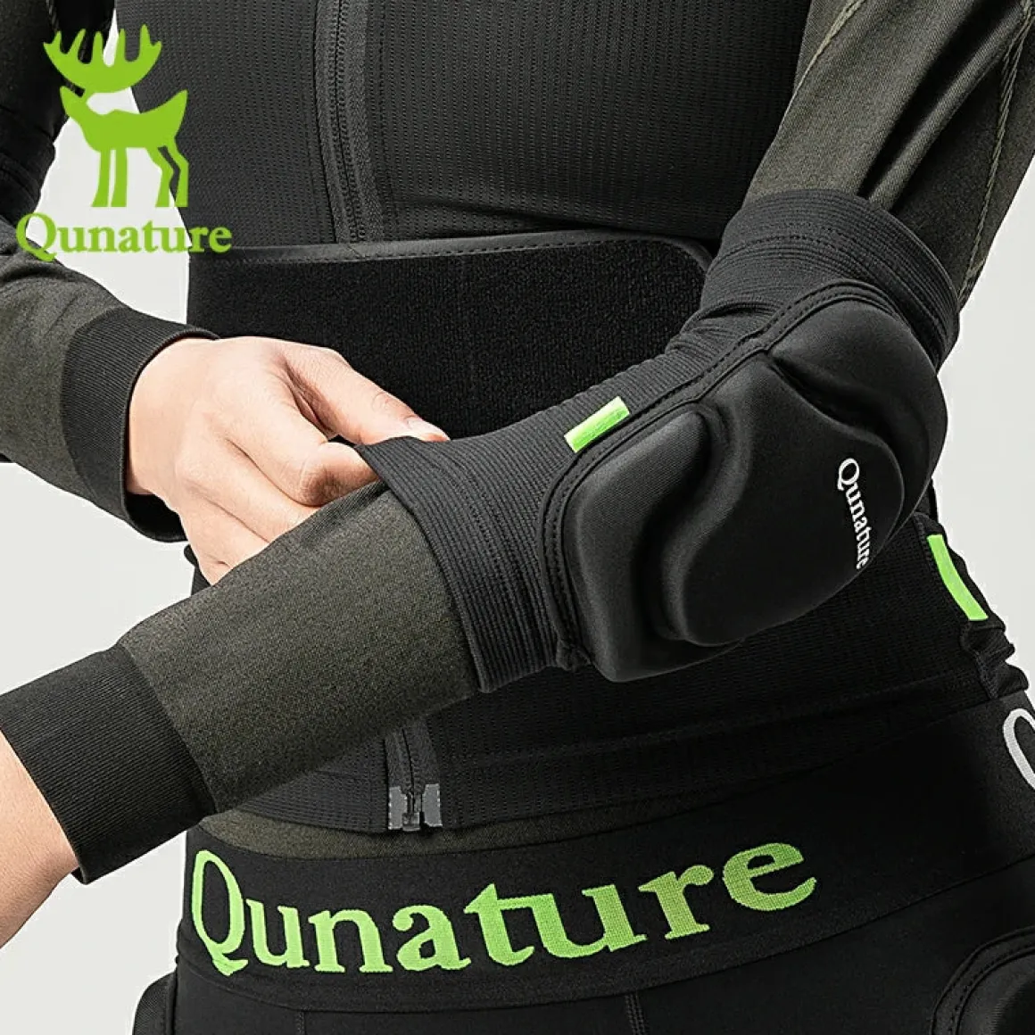 Qunature Elbow Pads | 3D Full Coverage | Flexible & Durable