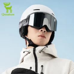 Qunature Frameless Anti-Fog Ski Goggles with UV Protection and Wide View