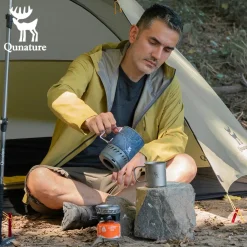 Qunature Integrated Heat Collection Stove System for Camping, Hiking and Outdoor Adventures