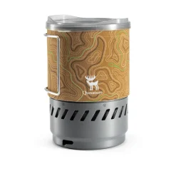 Qunature Integrated Heat Collection Stove System for Camping, Hiking and Outdoor Adventures