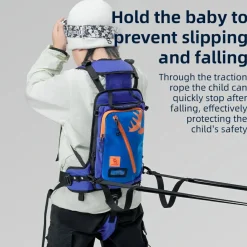 Qunature Kids’ Ski Training Backpack With Traction Rope-H53