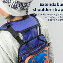 Qunature Kids’ Ski Training Backpack With Traction Rope-H53