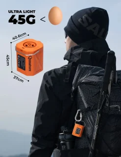 Qunature 4.2kPa Mini Air Pump with 800mAh LED