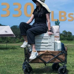 Qunature 330LB Capacity Foldable Wagon