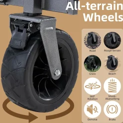 Qunature 330LB Capacity Foldable Wagon