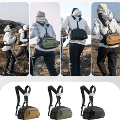 Qunature Lightweight Outdoor Backpack Waist Bag 7.9L