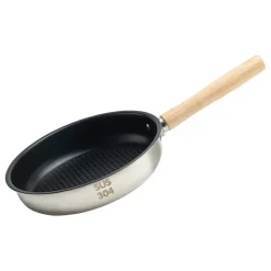 Qunature Non-Stick Stainless Steel Frying Pan with Detachable Handle