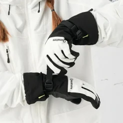 Qunature Outdoor Insulated Ski Gloves - Windproof Waterproof Touchscreen Compatible