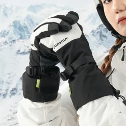 Qunature Outdoor Insulated Ski Gloves - Windproof Waterproof Touchscreen Compatible