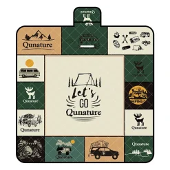 Qunature Outdoor Picnic Mat - Waterproof, Heat-Insulating, Spacious for 6-8 People