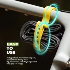 Qunature 2-Pack Heavy-Duty Gear Strap with TPU Polyether for Bikepacking