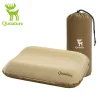 Qunature Self-Inflating Cheese Sponge Pillow with 3D High Elastic Support