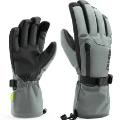 Qunature Ski Gloves Multi-Fabric, Touchscreen, Warmth Lock