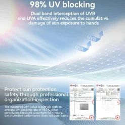 Qunature Sun Protection Gloves with Touchscreen Fingers