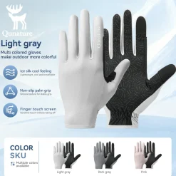 Qunature Sun Protection Gloves with Touchscreen Fingers
