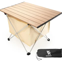 Qunature Ultralight Folding Camping Table with Storage Bag