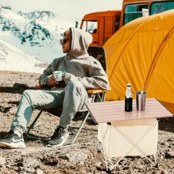 Qunature Ultralight Folding Camping Table with Storage Bag