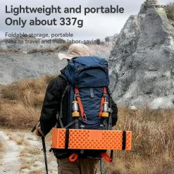 Qunature Ultralight Folding Sleeping Pad Waterproof R-Value 1.8