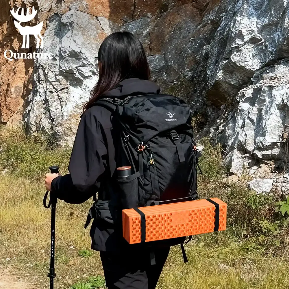 Qunature Ultralight Folding Sleeping Pad Waterproof R-Value 1.8