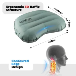 Qunature Ultralight Inflatable Camping Pillow
