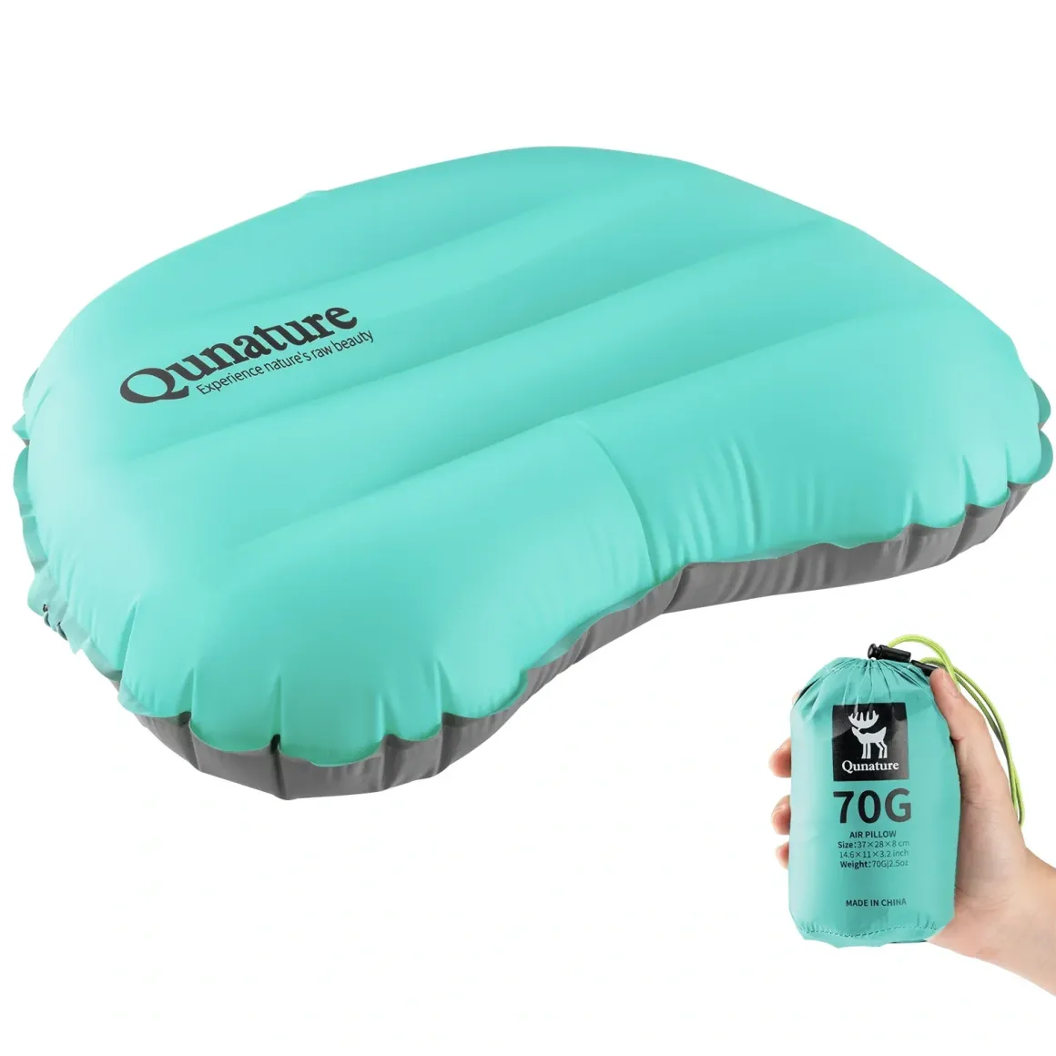 Qunature Ultralight Inflatable Camping Pillow