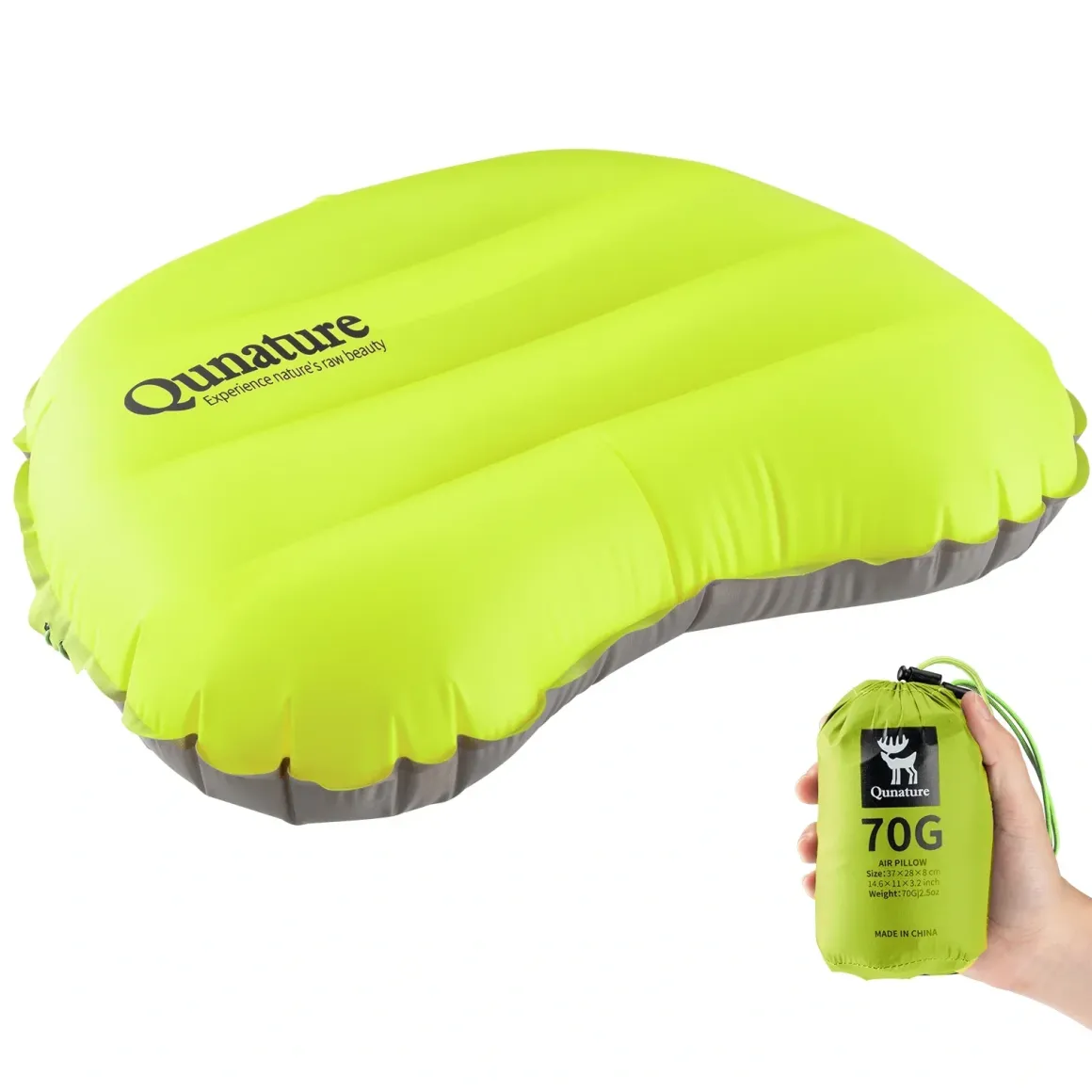 Qunature Ultralight Inflatable Camping Pillow