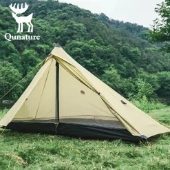 Qunature Ultralight Tent Rodless Rainproof Easy Setup for Outdoor Camping