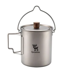Qunature Ultralight Titanium Camping Mug 750 ml