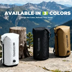 Qunature Waterproof Compression Bag for Bikepacking 6L/12L