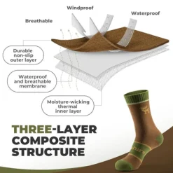 Qunature Waterproof Socks Breathable