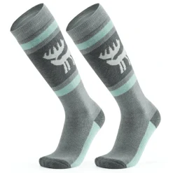 Qunature Wool Ski Socks Winter Warmth Shock Absorption for Skiing Comfort