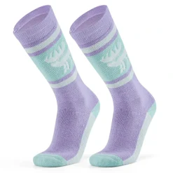 Qunature Wool Ski Socks Winter Warmth Shock Absorption for Skiing Comfort