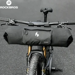 RideMate 100% Waterproof Bike Handlebar Bag 8L Double-sided Opening Expanded Capacity