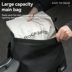 RideMate 100% Waterproof Bike Rear Rack Bag 16L