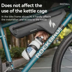 RideMate 100% Waterproof Frame Bag 1.9L Down Tube Bag