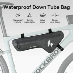 RideMate 100% Waterproof Frame Bag 1.9L Down Tube Bag