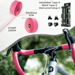 Road Bike Handlebar Tape 3mm Extra Long 220cm