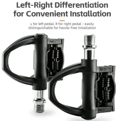Road MTB Lightweight Clipless Bicycle Pedals 9/16'' with SPD-SL System