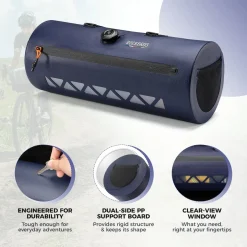Road-to-Sky Bike Handlebar Bag 4L Waterproof for Road Gravel Bikes