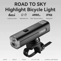 ROAD TO SKY Highlight 600/1200/1500lm usb-c