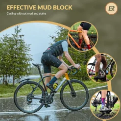 ROCKBROS Adjustable Bike Fender for 26
