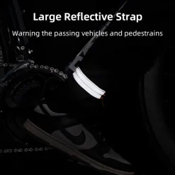 ROCKBROS Adjustable Elastic Reflective Trouser Strap for Cycling Safety