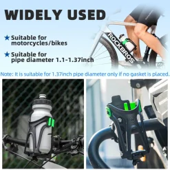 ROCKBROS Adjustable Water Bottle Holder for 2.3-3