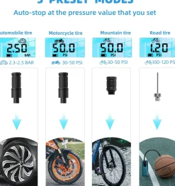 ROCKBROS A10 Electric Bike Tire Pump 150PSI