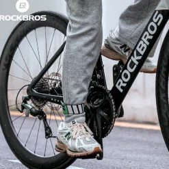 ROCKBROS Anti-Roll Chain Riding Leg Straps Adjustable Reflective