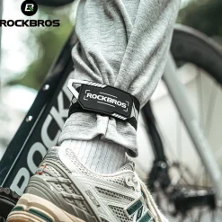 ROCKBROS Anti-Roll Chain Riding Leg Straps Adjustable Reflective