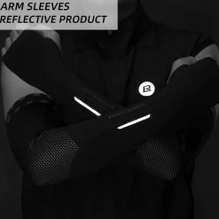 ROCKBROS Arm Warmers Thermal Arm Sleeves with Thumb Holes for Men Women