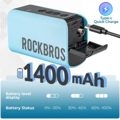 ROCKBROS AS3 Electric Smart Air Portable Fast Ball Pump