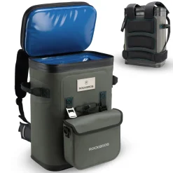 ROCKBROS Backpack Cooler 36 Can Insulated Portable Cooler Waterproof Soft Cooler